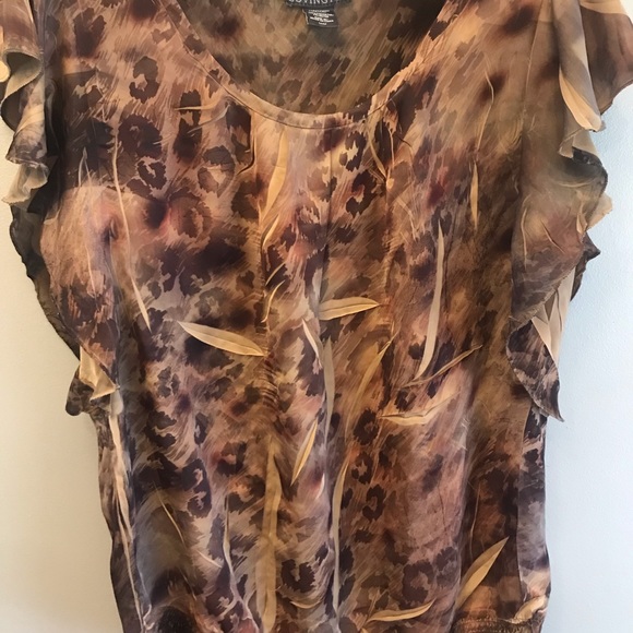 Covington leopard print blouse - Picture 4 of 8